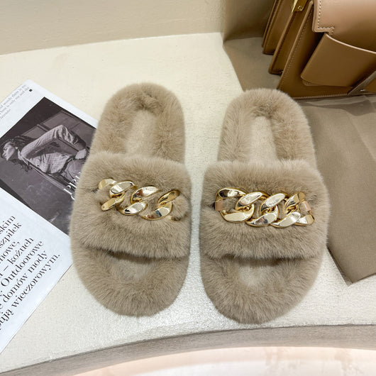 Pantuflas Peludas Acolchonadas Interior y Exterior - Image 9