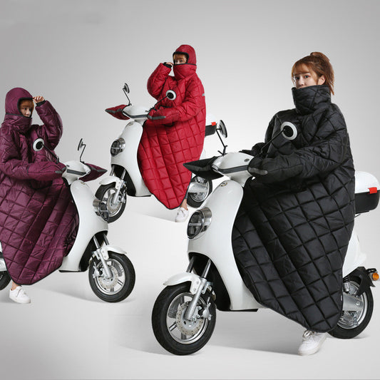Chaqueta Cortavientos Acolchada Impermeable con Asa de Transporte - Image 2