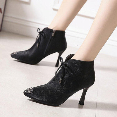 Botas Stiletto de Tacón Puntiagudo Estilo Coreano - Image 4