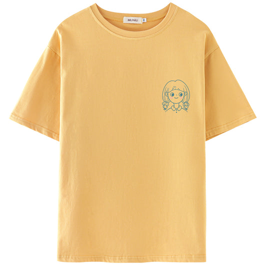 Playera Casual de Algodón con Estampado para Mujer - Verano - Image 37