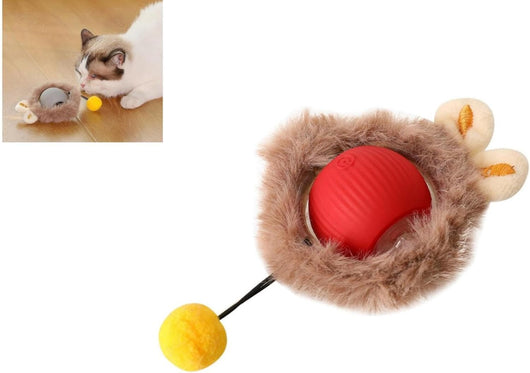 Juguete Interactivo Automático para Perros - Pelota Rodante Inteligente con Cuerda - Image 4