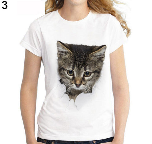 Playera Slim con Estampado de Gatos Streetwear - Image 6