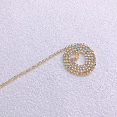 Cadena Trenzada Hip Hop con Strass Brillante - Image 4
