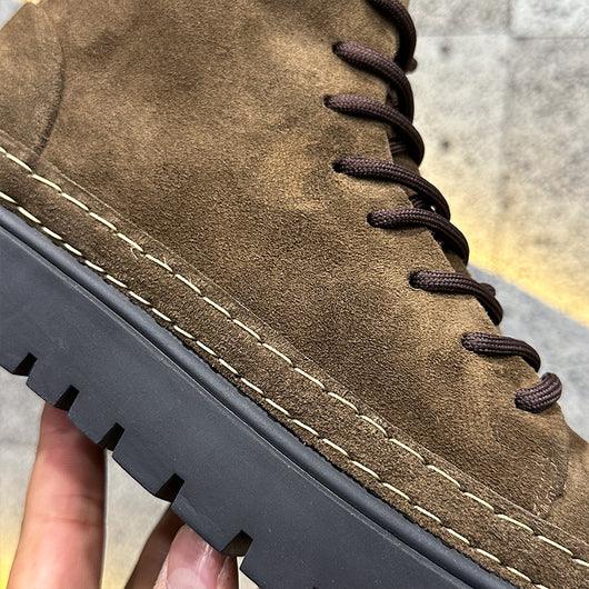 Botas Martin de Gamuza Forradas en Fleece - Zapatos Casuales Cálidos con Suela Reforzada - Image 16
