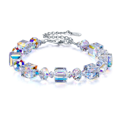 Pulsera de Cristal Austriaco con Cuentas de Plata S925 - Image 8
