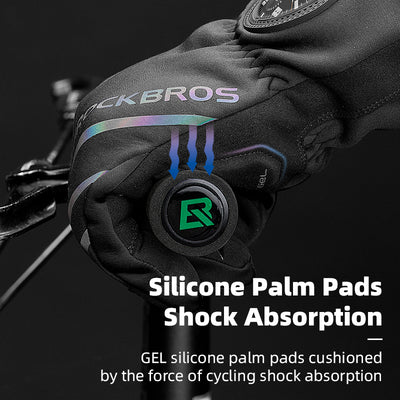 Guantes de Ciclismo Táctiles con Aislamiento Térmico y Reflectantes - Image 3