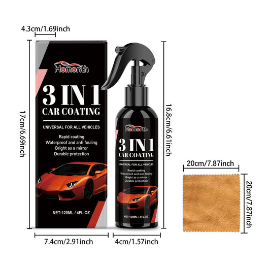 Spray Protector 3 en 1 para Auto - Limpieza, Brillo y Cera - Image 11