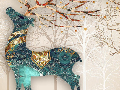 Cuadro de Pintura de Diamantes Completa - Venado Artesanal - Image 8
