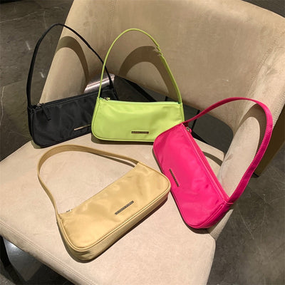 Bolso Bandolera de Nylon Oxford para Mujer - Diseño Elegante Axilar - Image 2