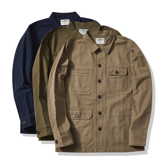 Chaqueta de Trabajo Francesa Multipocket para Hombre