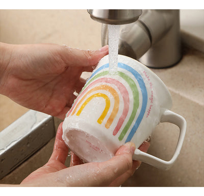 Taza de Cerámica Creativa para Oficina - Diseño Verano Mujer - Image 2
