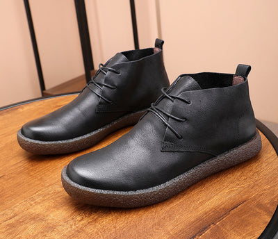 Botas Martin de Cuero Vintage Desgastado con Suela de Goma - Image 21