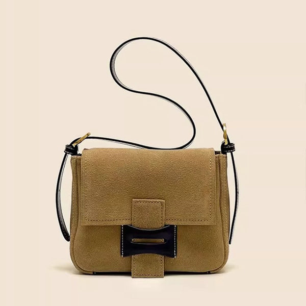 Bolso Mensajero de Cuero Genuino con Acabado Mate