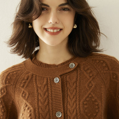 Cardigan de Cachemira Gruesa para Mujer - Image 3