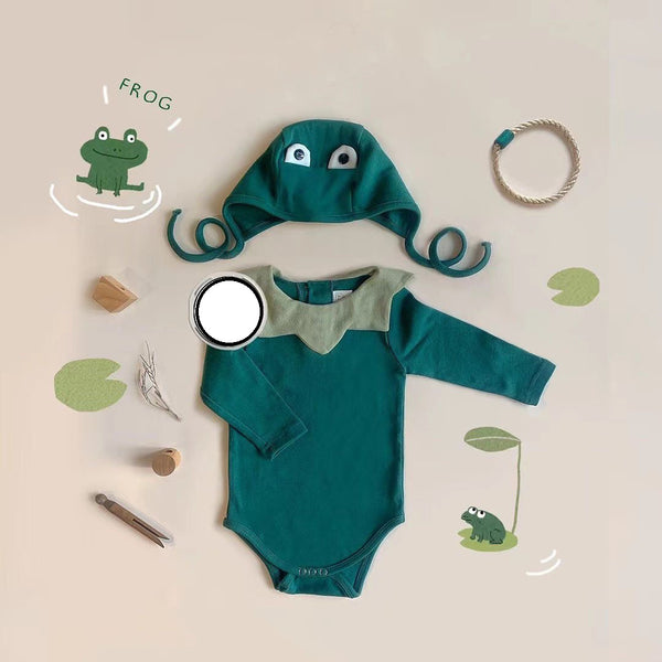 Conjunto de Dos Piezas Tipo Ranita para Bebé