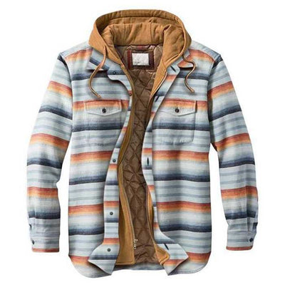 Chaqueta con Capucha Leisure - Abrigo Reversible de Dos Texturas - Image 12