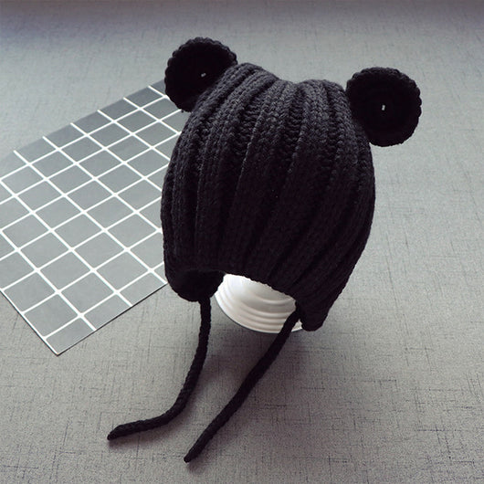 Gorro de Lana con Protección Auditiva para Niños - Estilo Coreano - Image 5