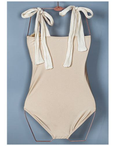 Traje de Baño Enterizo Triangular con Lazos para el Verano - Image 17