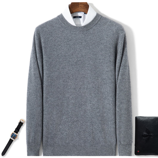 Suéter de Cachemira para Hombre con Corte Holgado - Image 4