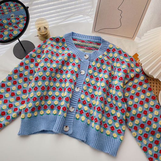 Cardigan Holgado Estilo Universitario para Mujer - Image 59