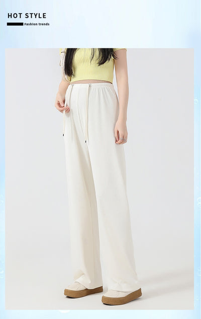Pantalones Premamá Cómodos de Pierna Ancha sin Cintura Ajustable - Image 17
