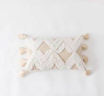 Funda de Almohada de Algodón Tejido con Diseño de Vientos Nacionales - Image 8