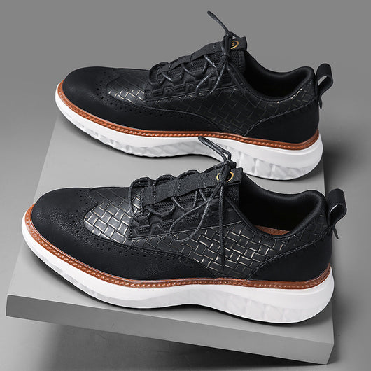 Tenis Deportivos Transpirables con Textura Tejida para Hombre - Image 25
