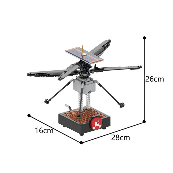 Helicóptero de Marte Compatible con Bloques de Construcción Modulares MOC-51015