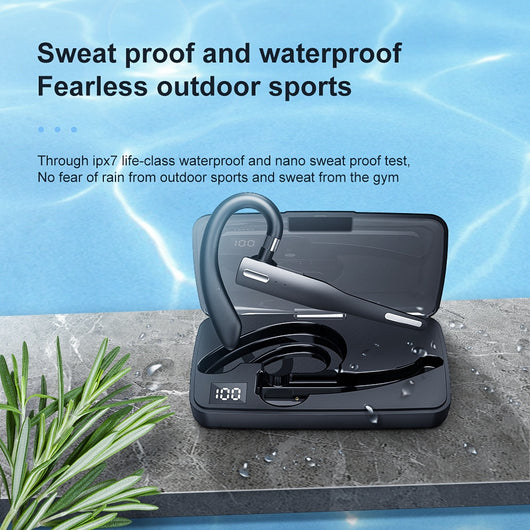 Auricular Bluetooth Monoaural Profesional con Cancelación de Ruido