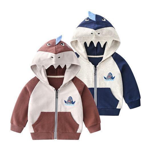 Cardigan Hoodie Infantil de Algodón con Diseños Animados