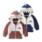 Cardigan Hoodie Infantil de Algodón con Diseños Animados