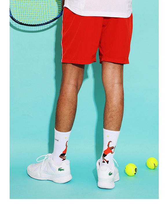 Calcetines Deportivos para Parejas con Patrón Serve
