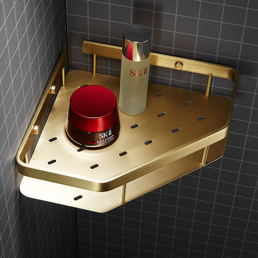 Estante de Almacenamiento para Baño en Cobre
