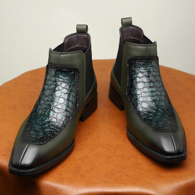 Botas Martin Ejecutivas de Caña Media - Punta Afilada y Versátil para Hombre - Image 10