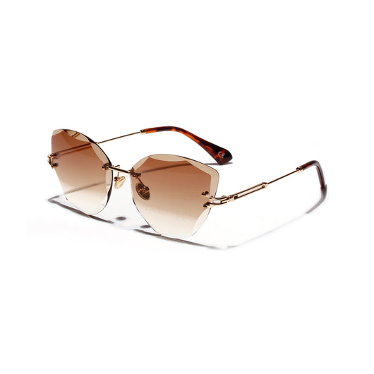 Gafas de Sol Retro Cat Eye para Mujer con Corte Diamante - Image 17