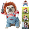 Disfraz de Halloween para Perros - Traje Ajustable Terrorífico con Accesorios