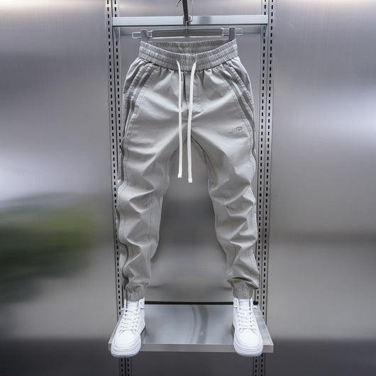 Pantalones Casuales Holgados a Rayas para Hombre - Image 4