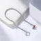 Pulsera de Plata Esterlina con Botón Giratorio Apilable