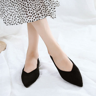 Zapatos de Tacón Grueso Puntiagudo - Estilo Influencer - Image 5