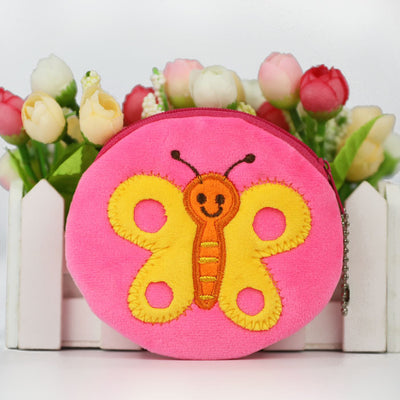 Monedero Peluche Personalizado con Diseño de Insectos - Mariposa y Abeja - Image 2