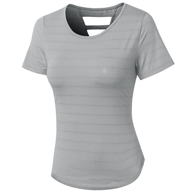 Ropa Yoga Suelta para Mujer con Mangas Cortas - Image 6