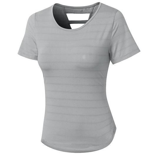 Ropa Yoga Suelta para Mujer con Mangas Cortas - Image 6