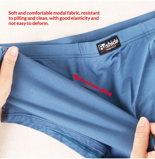 Calzoncillos Boxer Briefs Talla Grande Transpirables con Cintura Alta - Image 12