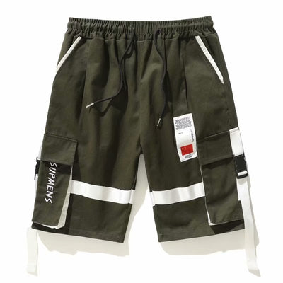 Shorts Deportivos Hombre Verano Estilo Urbano Sueltos Funcionales Tendencia Dark - Image 11