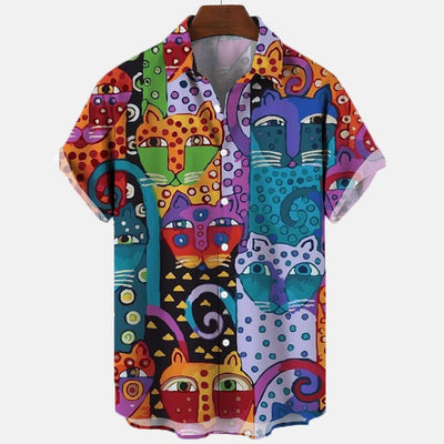 Camisa Estampada Grande para Hombre - Image 8