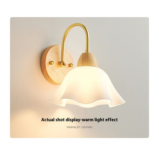 Lámpara de Noche Nórdica en Madera Natural Estilo Minimalista - Image 13