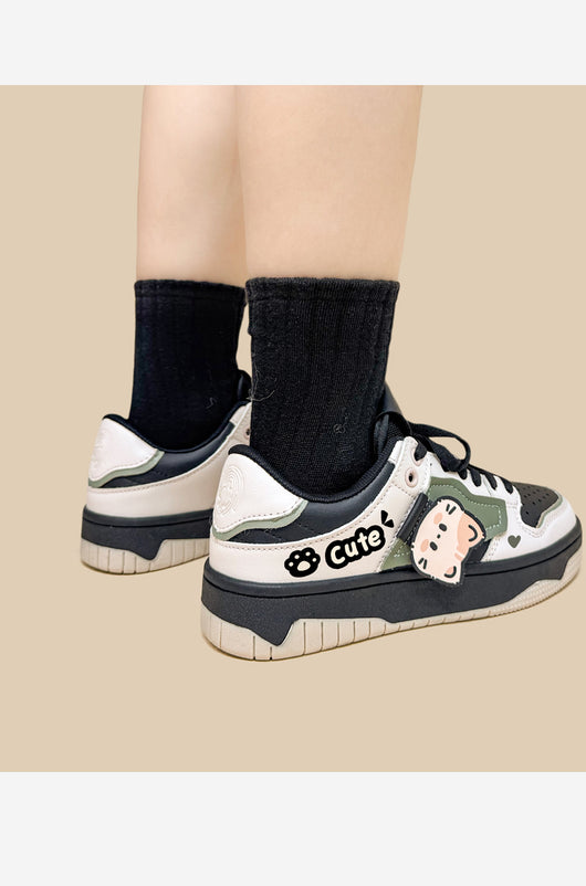 Tenis Casuales para Mujer con Combinación de Colores - Diseño Plano y Cómodo - Image 12