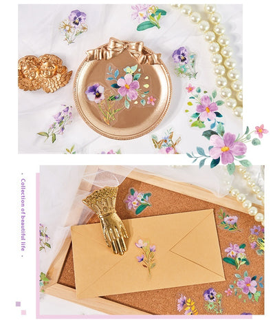 Cuaderno de Flores y Plantas - Material Decorativo 40 Piezas - Image 33