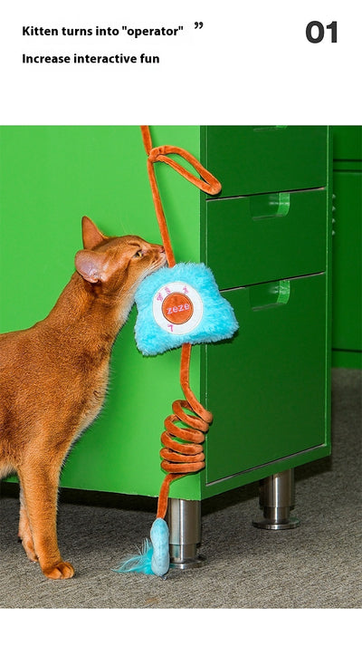 Juguete Interactivo de Cuerda Elástica para Gatos - Alivio del Estrés - Image 9