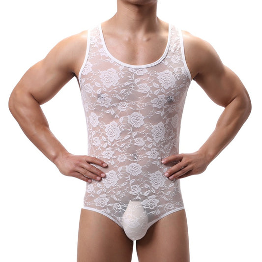 Chaleco Moldeador de Encaje para Hombre - Faja Integral